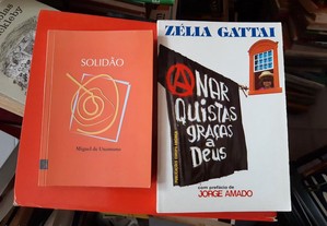 Obras de Miguel de Unamuno e Zélia Gattai