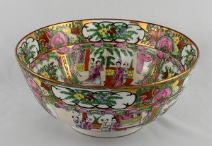 Taça Porcelana da China, Decoração Mandarim