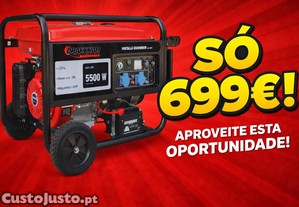 Gerador Avr Monofásico Gasolina 5500w 13cv Arranque Eléctrico