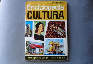 Caderneta de cromos Enciclopédia da Cultura 2º Vol