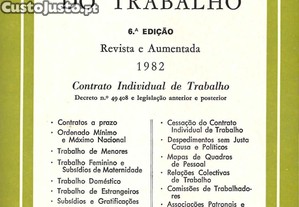 Lei Geral do Trabalho   6ª Edição - 1982
