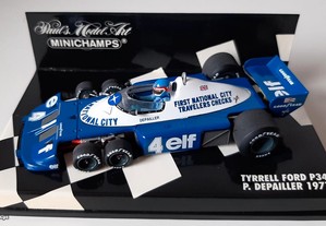 Tyrrell P34 1977 F1 Patrick Depailler Minichamps