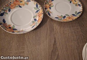 conjunto de 3 pratos Vista Alegre