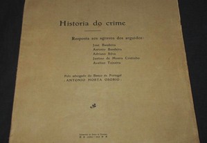Livro História do Crime O Caso do Banco Angola