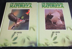 Livros As Aves I e II Segredos Natureza Ediclube