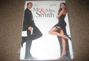 DVD "Mr. & Mrs. Smith" com Brad Pitt/Selado!