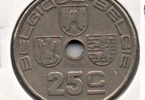 Bélgica - 25 Centimes 1939 - mbc