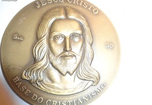 Medalha Jesus Cristo Base do Cristianismo Of.Envio