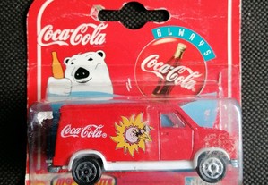Carro da Majorette publicidade Coca Cola novo e ainda no blister.