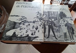 História de Portugal 2 volumes de A. H. de Oliveira Marques