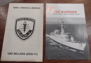 USS Sellers (DDG-11) e HMS Avenger "Fragatas" 