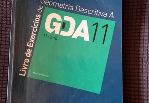 Livro de Exercícios de Geometria Descritiva A - 11.º ano usado