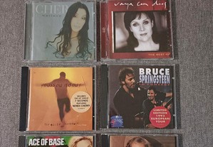 CDs Elton John, Cher, Bruce Springsteen, etc