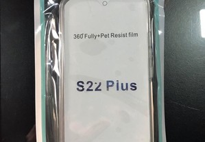 Capa de protecção completa 360º (capa frente e verso) para Samsung Galaxy S22 Plus