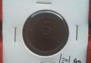 5 Centavos em Bronze de 1921