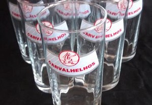 Conjunto de 6 copos copo Água Carvalhelhos Novo