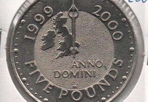 Grã Bretanha - 5 Pounds 2000 - soberba