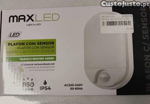 Plafond LED com Sensor NOVO