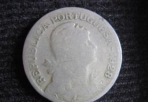 moeda antiga de 1 escudo 1928