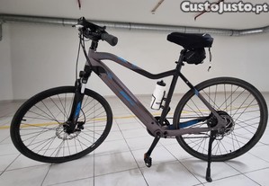 Bicicleta Eletrica EVO Cross Trekking Cinza escuro