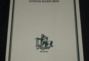 Livro O Incêndio dos Aspectos Ramos Rosa 1ª edição