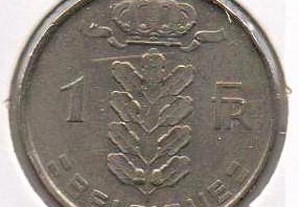 Bélgica - 1 Franc 1951 - bela/soberba "Belgique"