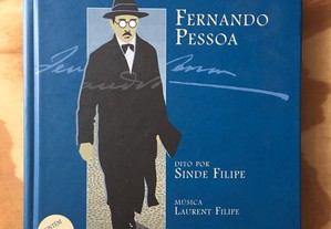 Áudio CD poesia de Fernando Pessoa