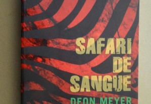 "Safari de Sangue" de Deon Meyer - 1ª Edição