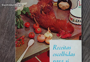 Antigo livro de cozinha - Receitas Escolhidas para si - Francine Dupré