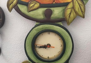 Relógio de parede de cozinha