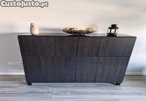 Aparador Sala IKEA BESTA + Vidro