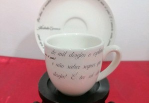 Chávena de café e de chá (sem pires) em loiça Ema Vista Alegre