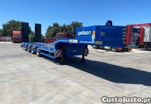 Semi-reboque baixa Konturksan porta maquinas 72 T 4 eixos NOVO