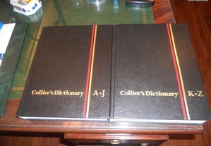 Livros " Collier`s Dictionary" com 1557 páginas