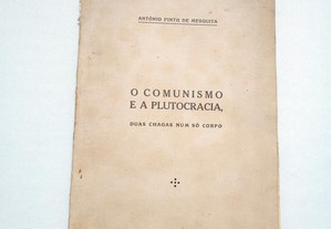 Livro O Comunismo e a Plutocracia duas Chagas num só Corpo de 1937