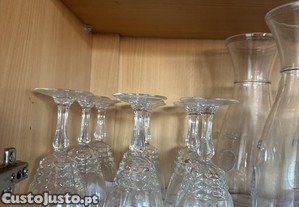 Conjunto copos cristal