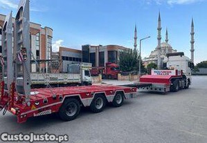 Semi-reboque baixa Konturksan EXTENSVEL 4 metros 60 T (NOVO)