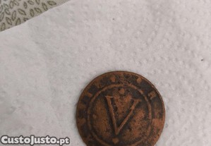 Moeda portugusa antiga de 1640