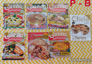 RECEITAS DE COZINHA Pack B - Revista Cozinha Semanal 7 exemplares com 28 receitas cada