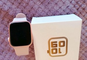 Smartwatch rosa gold (faz chamadas)