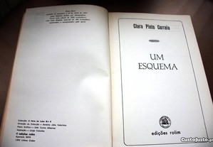 Livro Um esquema de Clara Pinto Correia