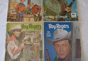Coleçao Roy Rogers, 4 revistas anos 70, BD
