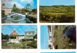 Coleção completa e numerada de 22 calendários sobre os Açores 1988