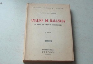 Análise de Balanços de Carlos de Mello