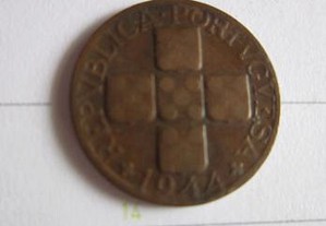 moeda antiga de 20 centavos de 1944