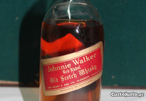 Whisky Johnnie Walker 43 C, red label dos Anos 60