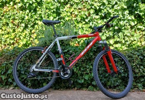 Bicicleta de montanha e bicicleta de cidade