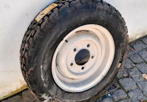 Jantes com pneus novos para land Rover Defender