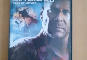 DVD Die Hard 4.0 - Viver ou Morrer Filme com Bruce Willis Timothy Olyphant Justin Long 4º