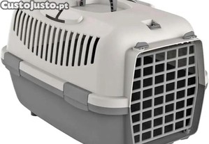 Transportadora Portátil para Animais de Estimação Cão Gato Coelho Cães Gatos Porta em Grade Segura e Pega de Transporte NOVO